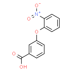 ChemSpider 2D Image | 3-(2-Nitrophenoxy)benzoic acid | C13H9NO5