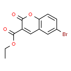 ChemSpider 2D Image | Ethyl 6-Bromocoumarin-3-carboxylate | C12H9BrO4