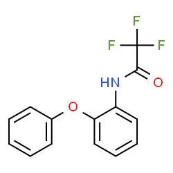 ChemSpider 2D Image | 2,2,2-Trifluoro-N-(2-phenoxyphenyl)acetamide | C14H10F3NO2