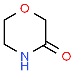 ChemSpider 2D Image | 3-Morpholinone | C4H7NO2