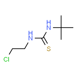 ChemSpider 2D Image | 1-(2-Chloroethyl)-3-(2-methyl-2-propanyl)thiourea | C7H15ClN2S