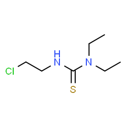 ChemSpider 2D Image | 3-(2-Chloroethyl)-1,1-diethylthiourea | C7H15ClN2S