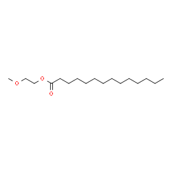 ChemSpider 2D Image | 2-Methoxyethyl myristate | C17H34O3