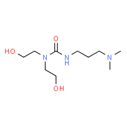 ChemSpider 2D Image | 3-[3-(Dimethylamino)propyl]-1,1-bis(2-hydroxyethyl)urea | C10H23N3O3