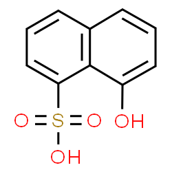 ChemSpider 2D Image | 1-Naphthol-8-sulfonic acid | C10H8O4S