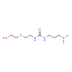 ChemSpider 2D Image | 1-[3-(Dimethylamino)propyl]-3-[2-(2-hydroxyethoxy)ethyl]urea | C10H23N3O3