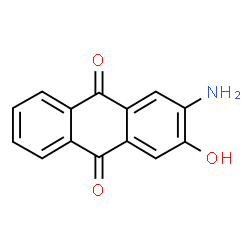ChemSpider 2D Image | 2-Amino-3-hydroxyanthraquinone | C14H9NO3