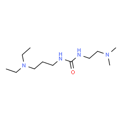 ChemSpider 2D Image | 1-[3-(Diethylamino)propyl]-3-[2-(dimethylamino)ethyl]urea | C12H28N4O