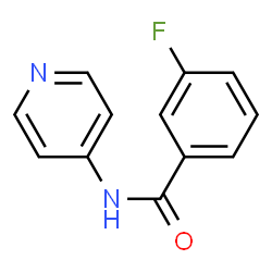 ChemSpider 2D Image | 3-fluoro-N-4-pyridinylbenzamide | C12H9FN2O