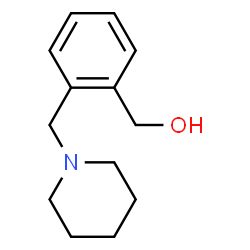 ChemSpider 2D Image | 2-(1-piperidinylmethyl)Benzenemethanol | C13H19NO