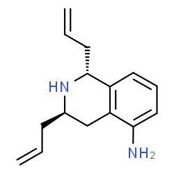 ChemSpider 2D Image | (1R,3R)-1,3-Diallyl-1,2,3,4-tetrahydro-5-isoquinolinamine | C15H20N2
