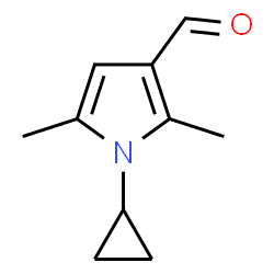 ChemSpider 2D Image | 1-cyclopropyl-2,5-dimethylpyrrole-3-carbaldehyde | C10H13NO