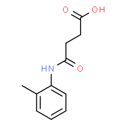 ChemSpider 2D Image | 4-[(2-Methylphenyl)amino]-4-oxobutanoic acid | C11H13NO3