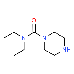 ChemSpider 2D Image | N,N-Diethyl-1-piperazinecarboxamide | C9H19N3O