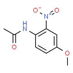 ChemSpider 2D Image | 2-Nitro-4-methoxyacetanilide | C9H10N2O4