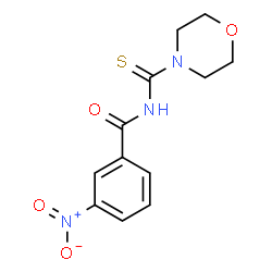 ChemSpider 2D Image | N-(Morpholin-4-ylcarbothioyl)-3-nitrobenzamide | C12H13N3O4S