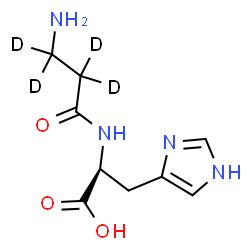 ChemSpider 2D Image | L-Carnosine-d4 | C9H10D4N4O3