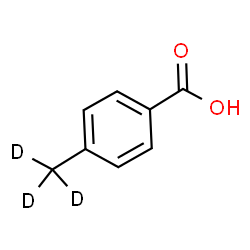 ChemSpider 2D Image | 4-(~2~H_3_)Methylbenzoic acid | C8H5D3O2