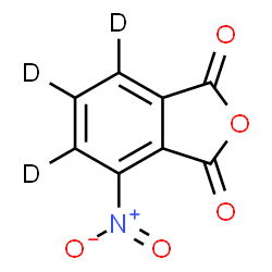 ChemSpider 2D Image | 4-Nitro(~2~H_3_)-2-benzofuran-1,3-dione | C8D3NO5