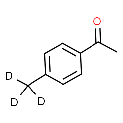 ChemSpider 2D Image | 1-[4-(~2~H_3_)Methylphenyl]ethanone | C9H7D3O