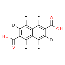 ChemSpider 2D Image | 2,6-(~2~H_6_)Naphthalenedicarboxylic acid | C12H2D6O4