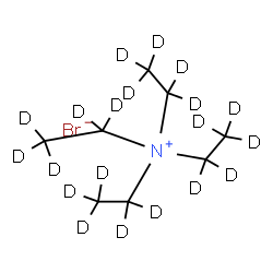 ChemSpider 2D Image | N,N,N-Tris[(~2~H_5_)ethyl](~2~H_5_)ethanaminium bromide | C8D20BrN