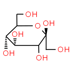 ChemSpider 2D Image | 1-C-(Hydroxymethyl)-beta-D-erythro-hexopyranose | C7H14O7