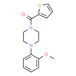 ChemSpider 2D Image | [4-(2-methoxyphenyl)piperazino](2-thienyl)methanone | C16H18N2O2S