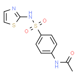 ChemSpider 2D Image | Acetylsulfathiazole | C11H11N3O3S2