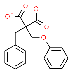 ChemSpider 2D Image | Benzyl(phenoxymethyl)malonate | C17H14O5