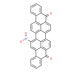 ChemSpider 2D Image | 16-NITROVIOLANTHRONE | C34H15NO4