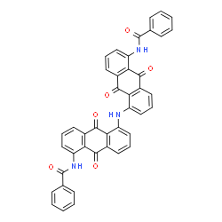 ChemSpider 2D Image | N,N'-[Iminobis(9,10-dioxo-9,10-dihydroanthracene-5,1-diyl)]dibenzamide | C42H25N3O6