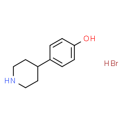 ChemSpider 2D Image | 4-(Piperidin-4-yl)phenol hydrobromide | C11H16BrNO