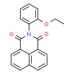 ChemSpider 2D Image | 2-(2-Ethoxy-phenyl)-benzo[de]isoquinoline-1,3-dione | C20H15NO3