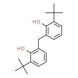 ChemSpider 2D Image | 2,2'-Methylenebis(6-tert-butylphenol) | C21H28O2