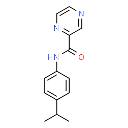 ChemSpider 2D Image | N-(4-Isopropylphenyl)-2-pyrazinecarboxamide | C14H15N3O