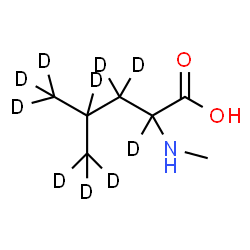 ChemSpider 2D Image | N-Methyl(2,3,3,4,5,5,5,5',5',5'-~2~H_10_)leucine | C7H5D10NO2