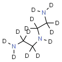 ChemSpider 2D Image | N-[2-(~2~H_2_)Amino(~2~H_4_)ethyl]-1,2-(~2~H_4_)ethane(~2~H_3_)diamine | C4D13N3