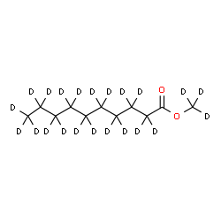 ChemSpider 2D Image | (~2~H_3_)Methyl (~2~H_19_)decanoate | C11D22O2