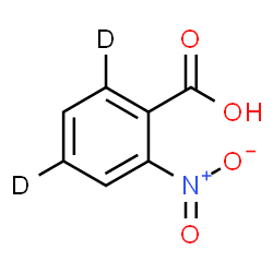 ChemSpider 2D Image | 2-Nitro(4,6-~2~H_2_)benzoic acid | C7H3D2NO4