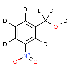 ChemSpider 2D Image | [3-Nitro(~2~H_4_)phenyl](~2~H_2_)methan(~2~H)ol | C7D7NO3