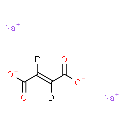 ChemSpider 2D Image | Disodium (2E)-(~2~H_2_)-2-butenedioate | C4D2Na2O4