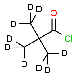 ChemSpider 2D Image | 2,2-Di(methyl-d3)propanoyl-3,3,3-d3 chloride | C5D9ClO