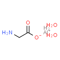 ChemSpider 2D Image | Glycine, aluminum salt, hydrate (1:1:2) | C2H8AlNO4