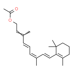 ChemSpider 2D Image | (9cis)-O~15~-Acetylretinol | C22H32O2