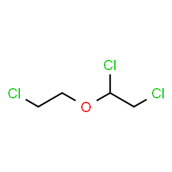 ChemSpider 2D Image | 1,2-Dichloro-1-(2-chloroethoxy)ethane | C4H7Cl3O