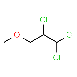 ChemSpider 2D Image | 1,1,2-Trichloro-3-methoxypropane | C4H7Cl3O