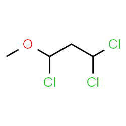 ChemSpider 2D Image | 1,1,3-Trichloro-3-methoxypropane | C4H7Cl3O