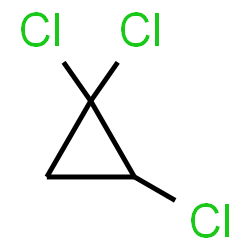ChemSpider 2D Image | 1,1,2-Trichlorocyclopropane | C3H3Cl3