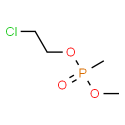ChemSpider 2D Image | 2-Chloroethyl methyl methylphosphonate | C4H10ClO3P